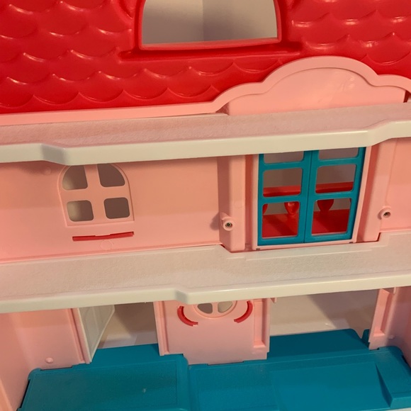 Pink and Turquoise Playhouse - House Only - Picture 10 of 16